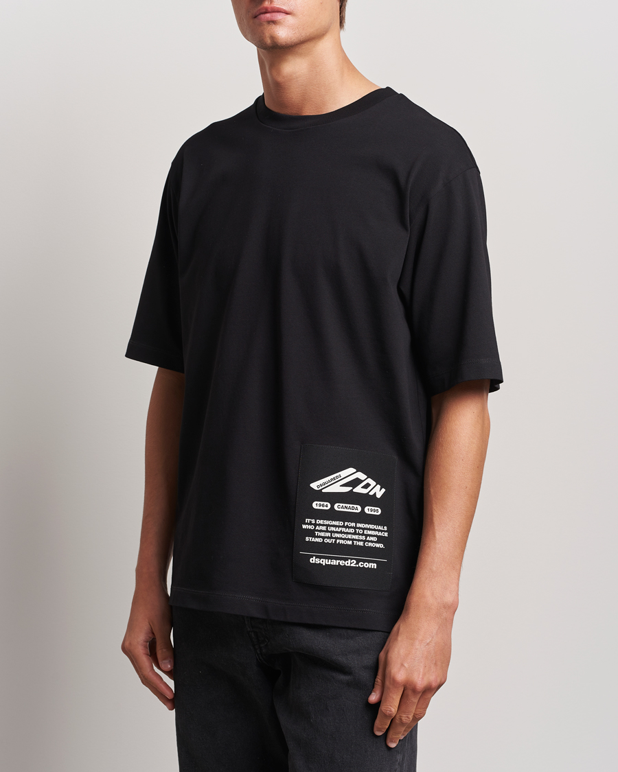 Men | T-Shirts | Dsquared2 | Icon Evolution T-Shirt Black