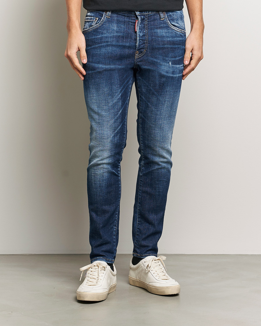 Men | Jeans | Dsquared2 | Skater Jeans Medium Blue