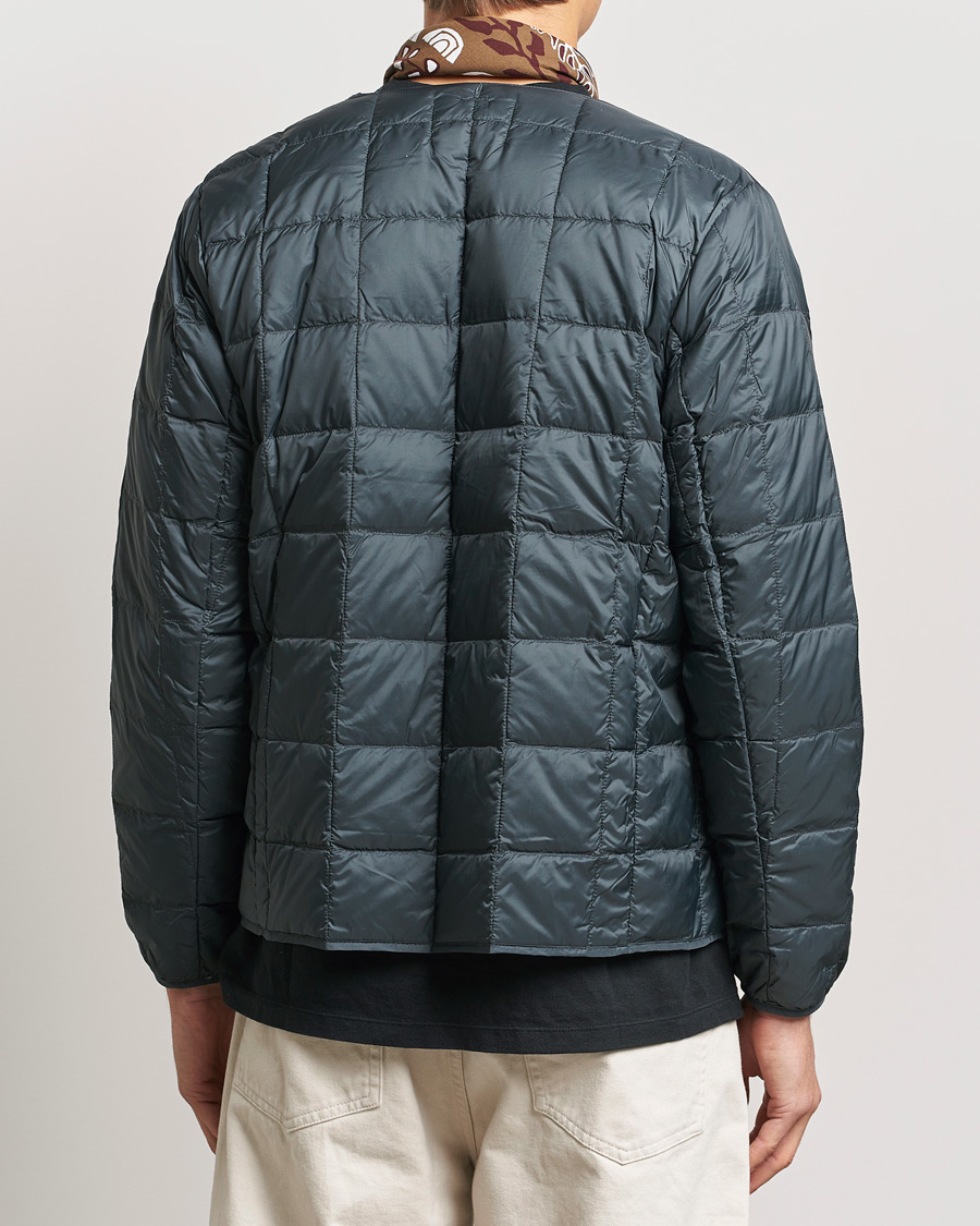 Men | Coats & Jackets | TAION | Crew Neck Button Down Jacket Charcoal