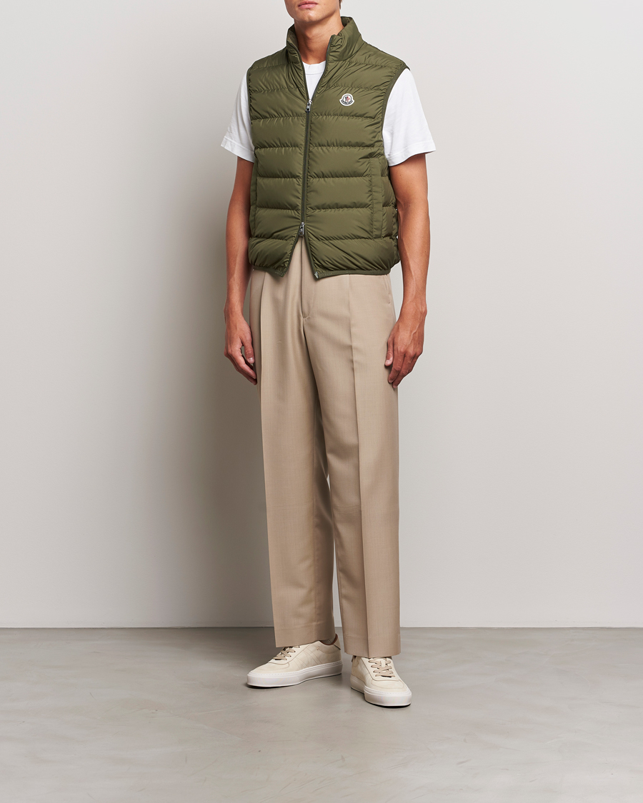 Men | Coats & Jackets | Moncler | Contrin Down Vest Military