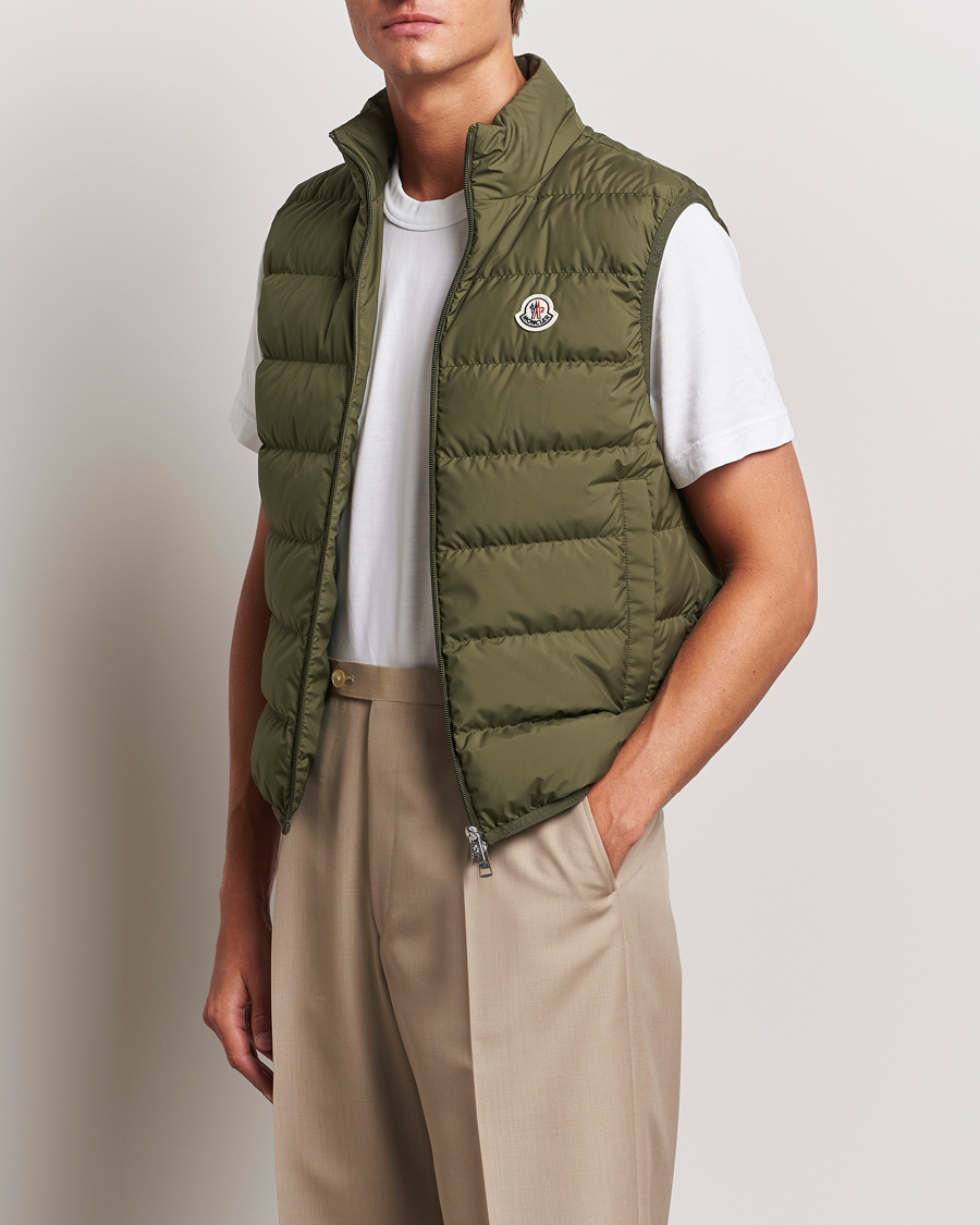 Men | Coats & Jackets | Moncler | Contrin Down Vest Military