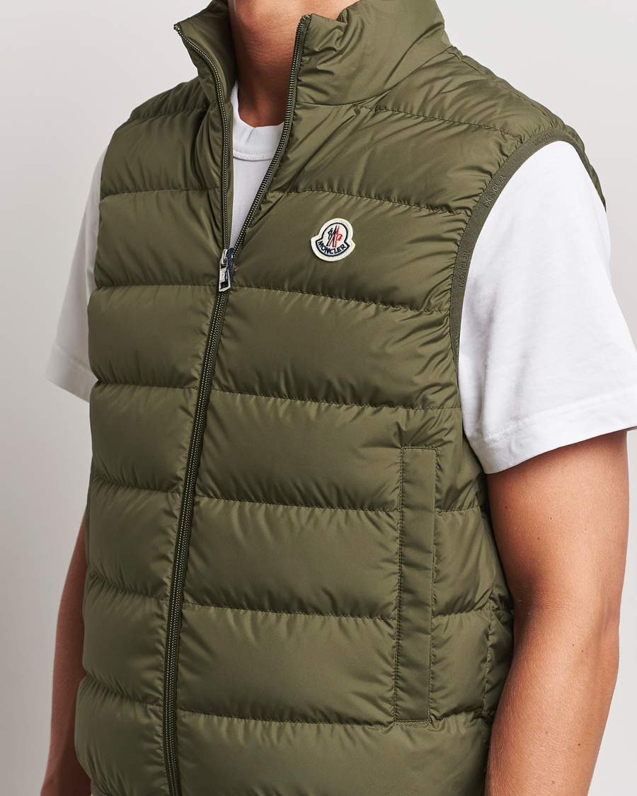 Men | Coats & Jackets | Moncler | Contrin Down Vest Military