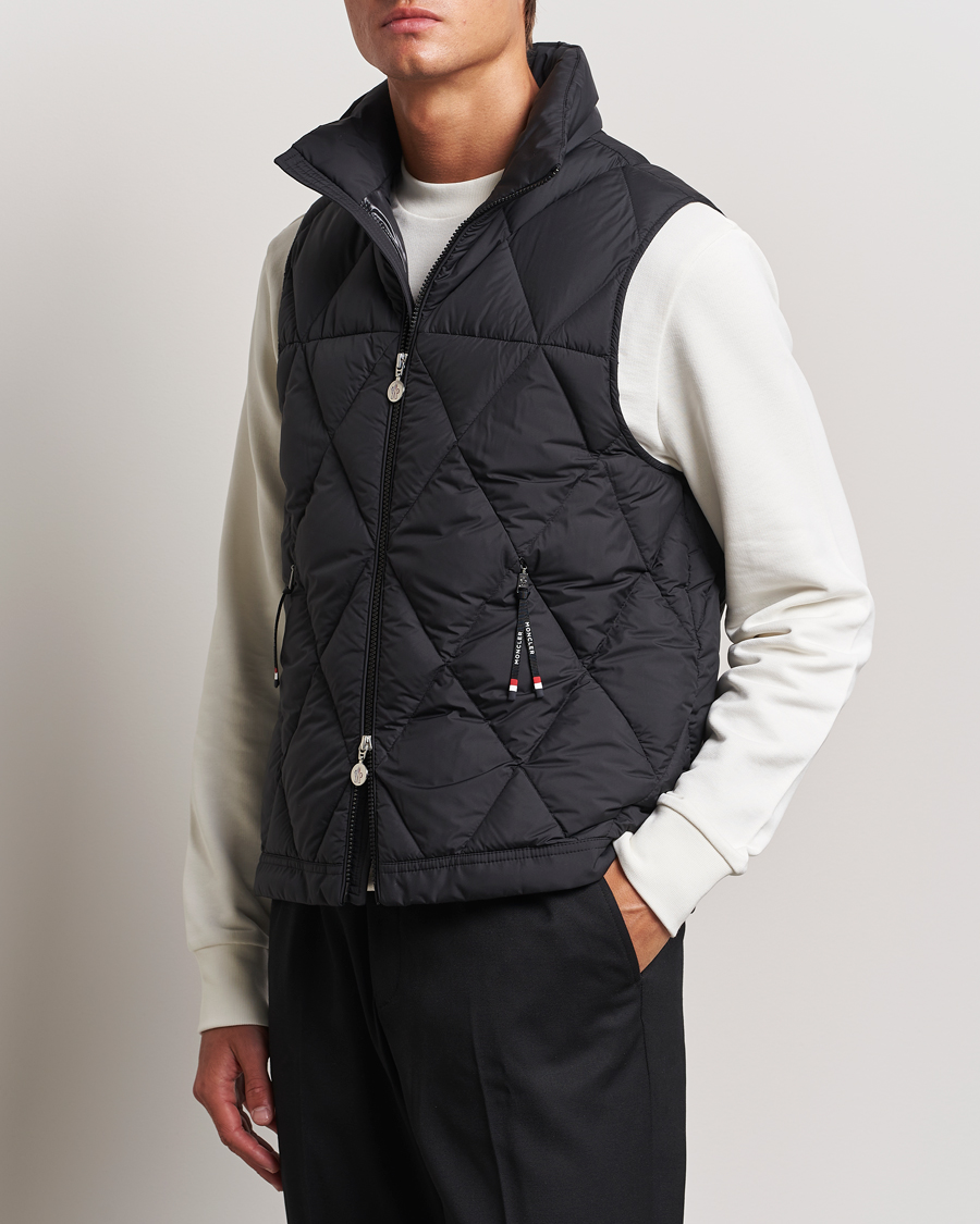 Men | Coats & Jackets | Moncler | Aroula Quilted Down Vest Black