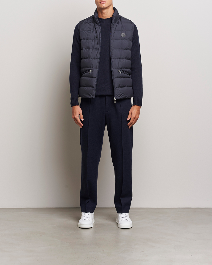 Men | Coats & Jackets | Moncler | Treompan Down Vest Navy