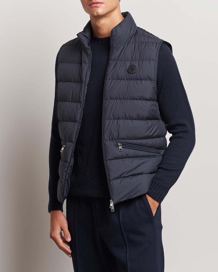 Men | Coats & Jackets | Moncler | Treompan Down Vest Navy