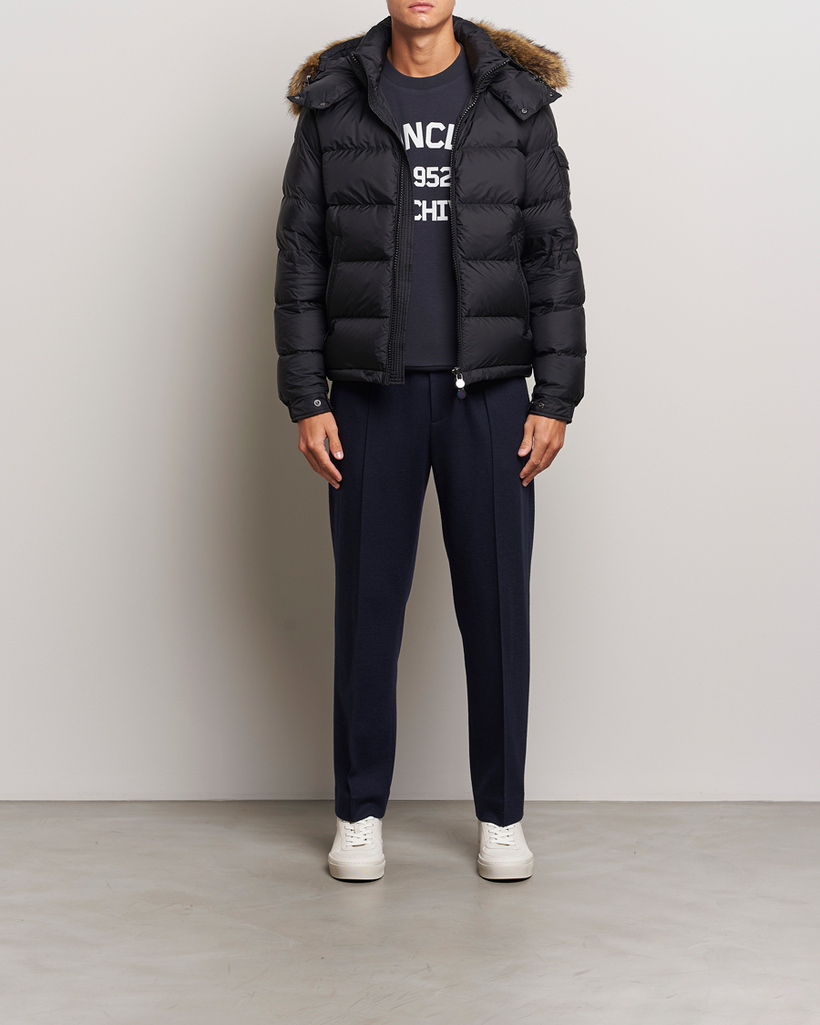 Men | Coats & Jackets | Moncler | Maya Faux Fur Jacket Black