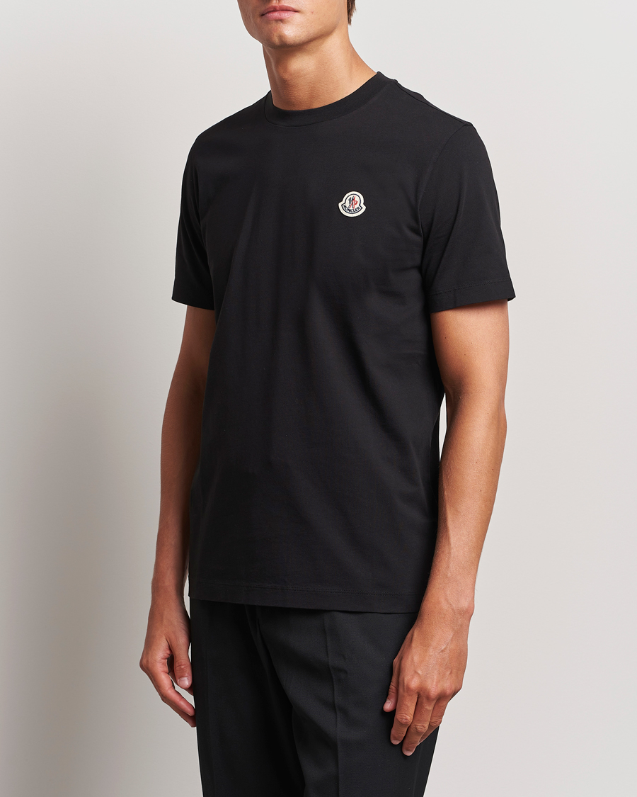 Men | T-Shirts | Moncler | 3-Pack Logo T-Shirt Black