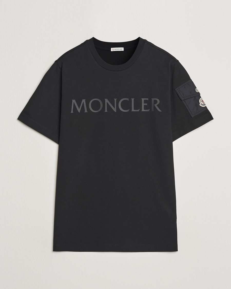 Men | T-Shirts | Moncler | Sleeve Pocket T-Shirt Black