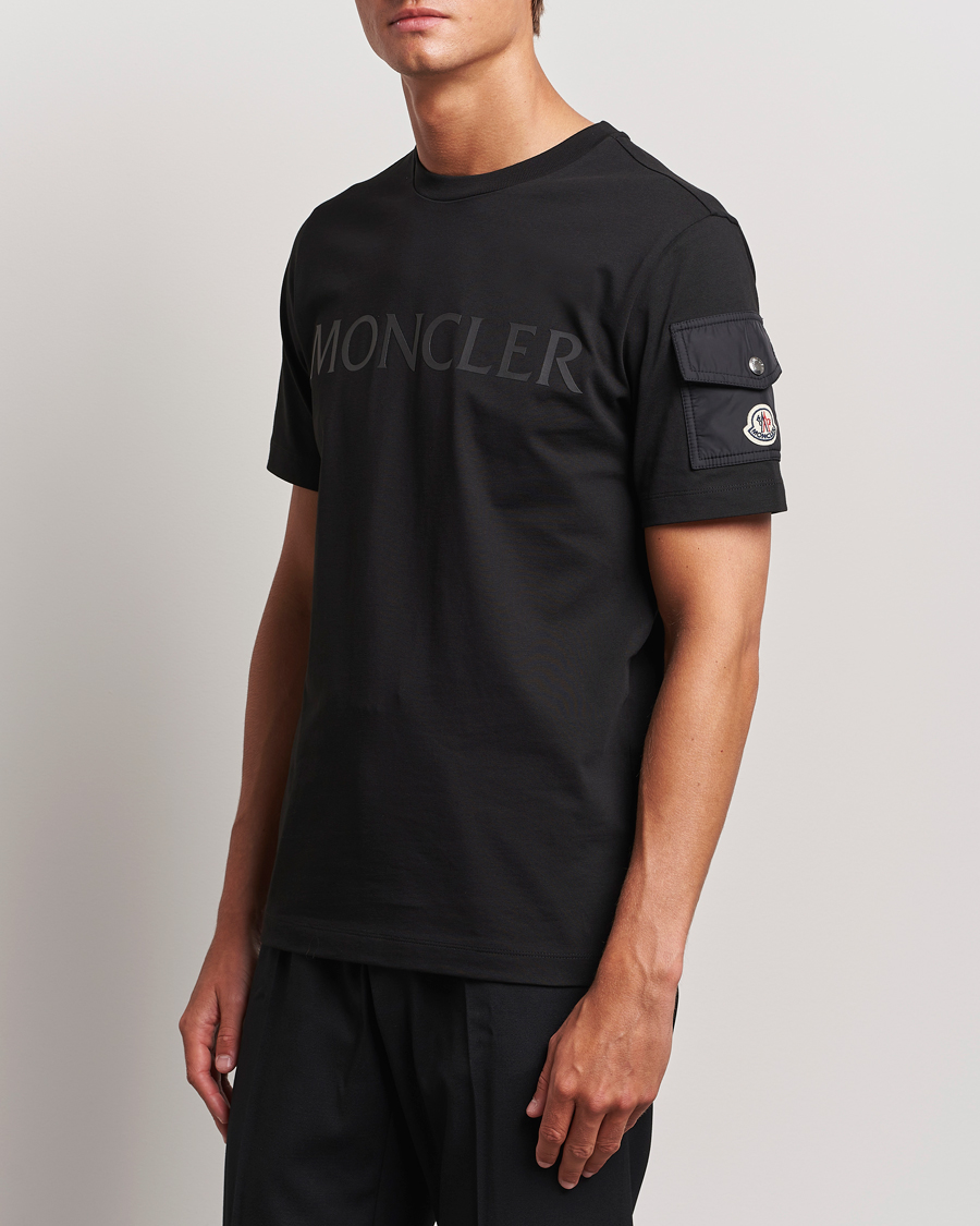 Men | T-Shirts | Moncler | Sleeve Pocket T-Shirt Black