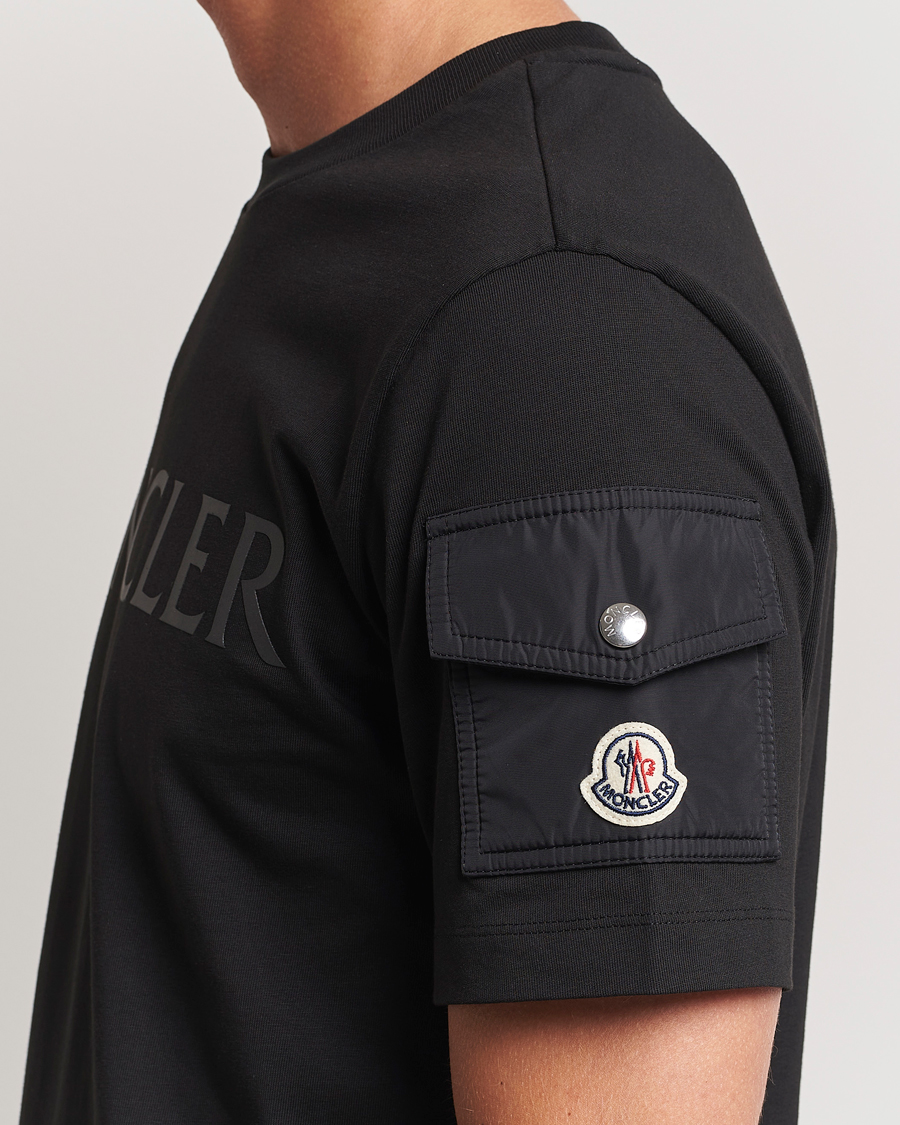 Men | T-Shirts | Moncler | Sleeve Pocket T-Shirt Black