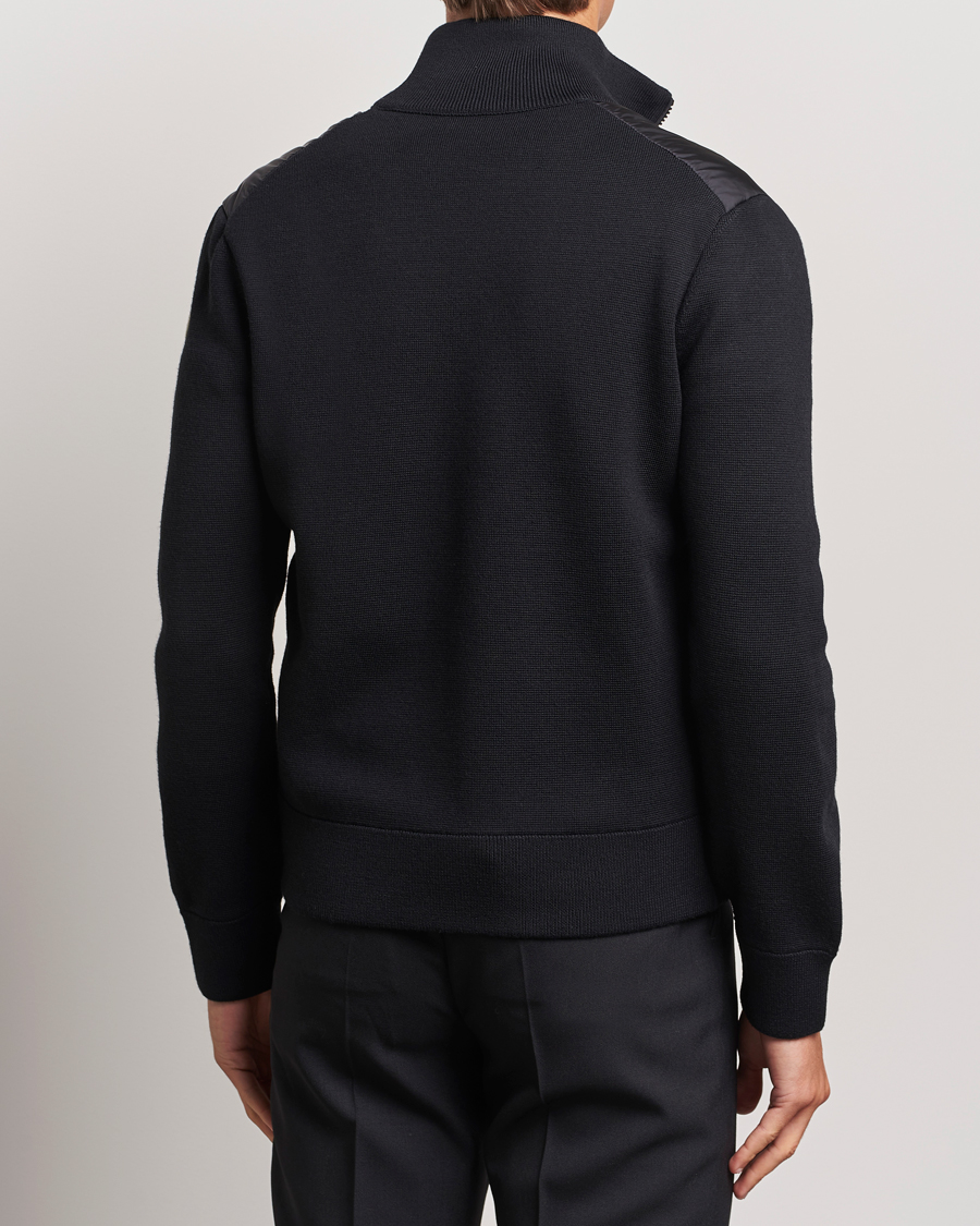 Men | Sweaters & Knitwear | Moncler | Hybrid Zip Cardigan Black