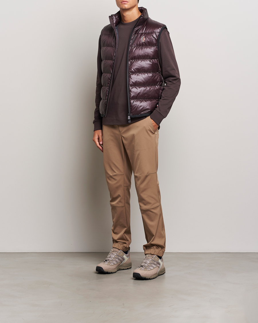 Men | Trousers | Moncler Grenoble | Belted Tech Pants Beige
