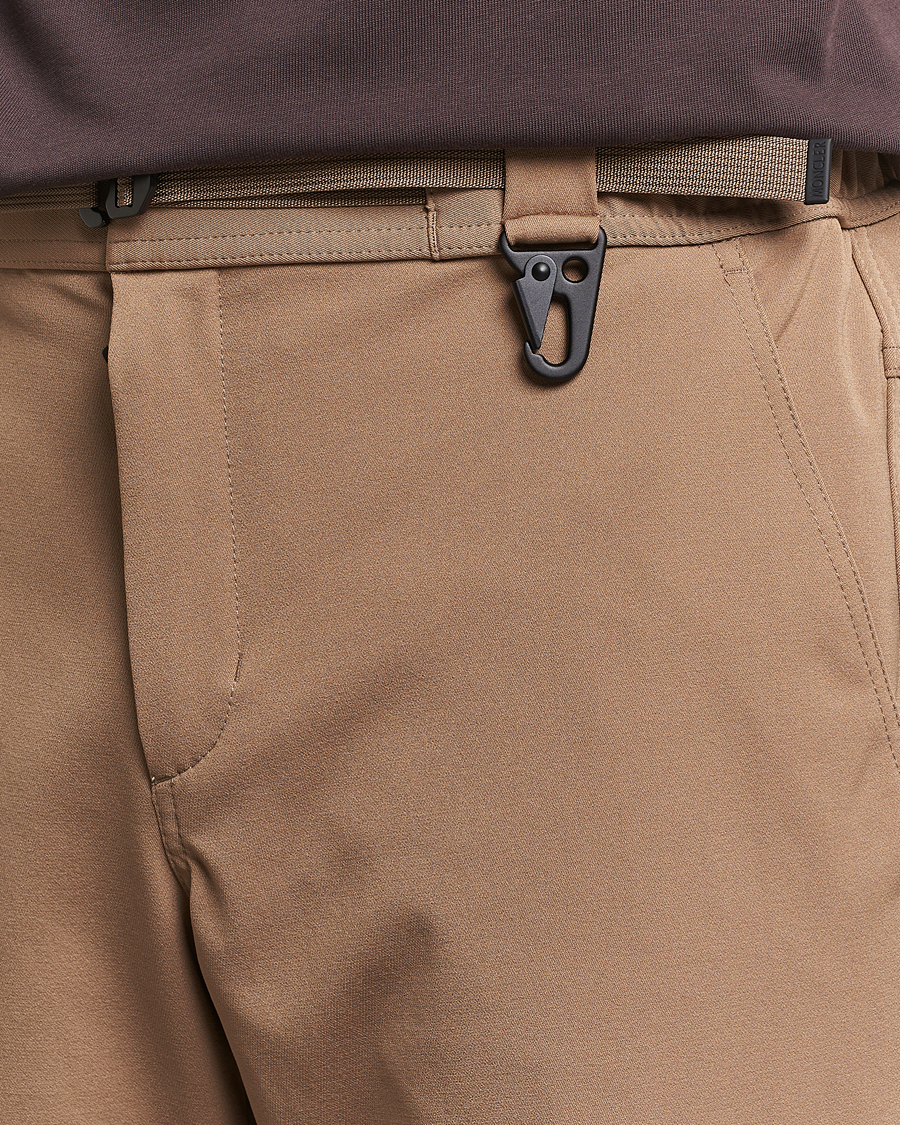 Men | Trousers | Moncler Grenoble | Belted Tech Pants Beige