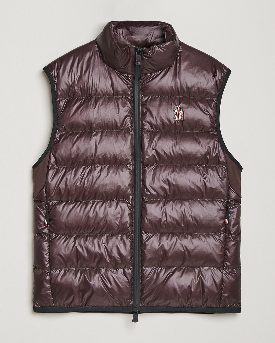 Men | Coats & Jackets | Moncler Grenoble | Down Vest Brown