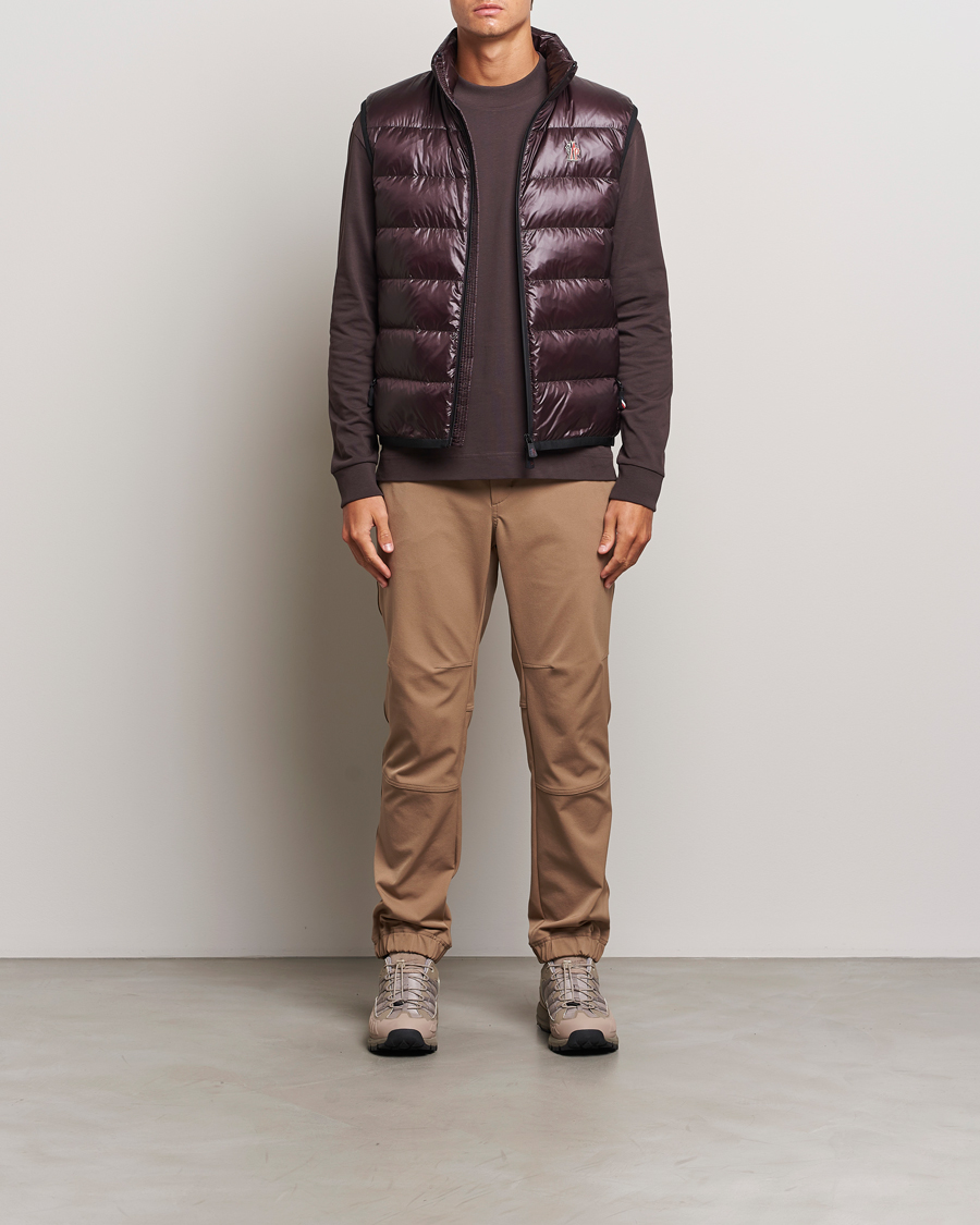 Men | Coats & Jackets | Moncler Grenoble | Down Vest Brown