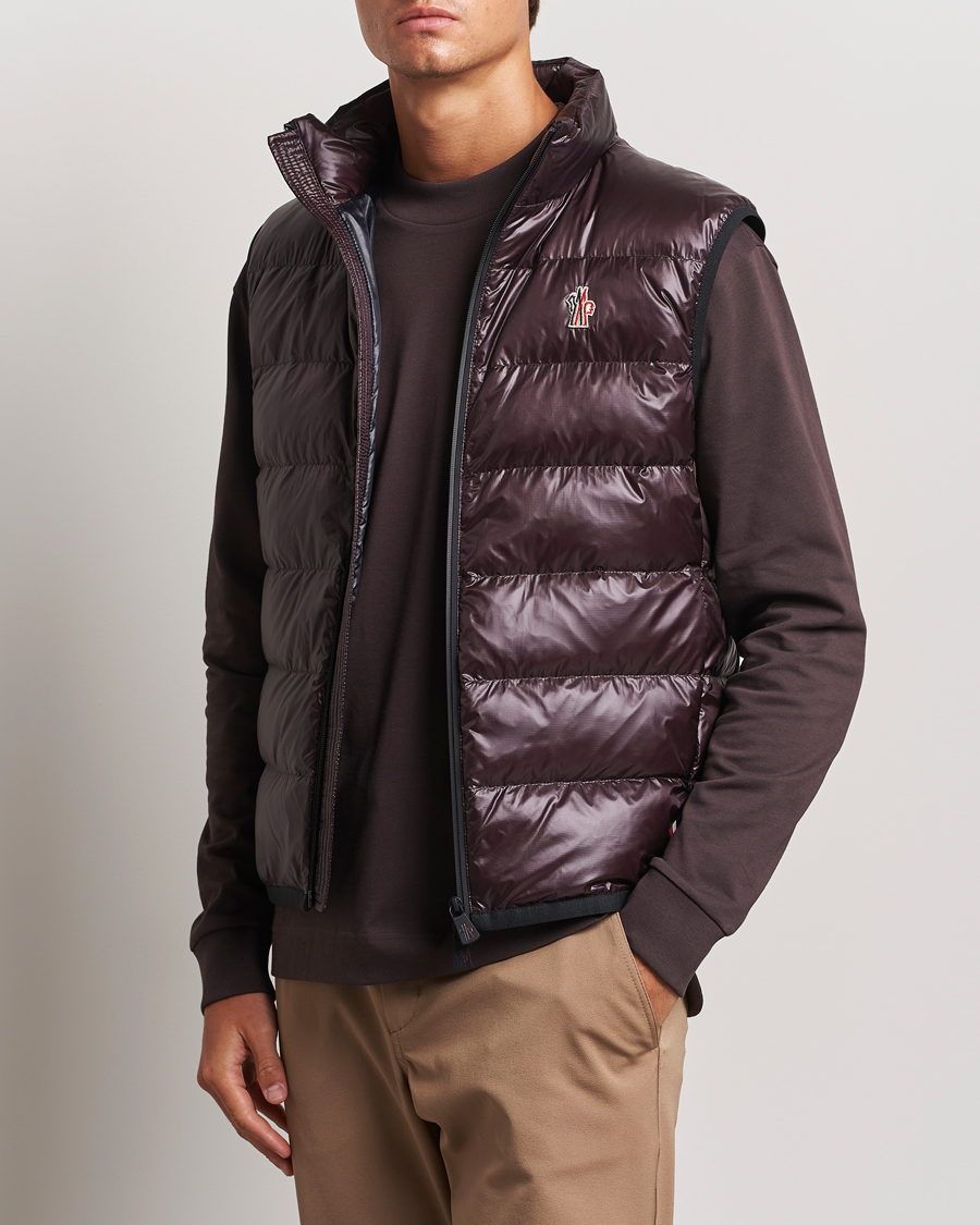 Men | Coats & Jackets | Moncler Grenoble | Down Vest Brown