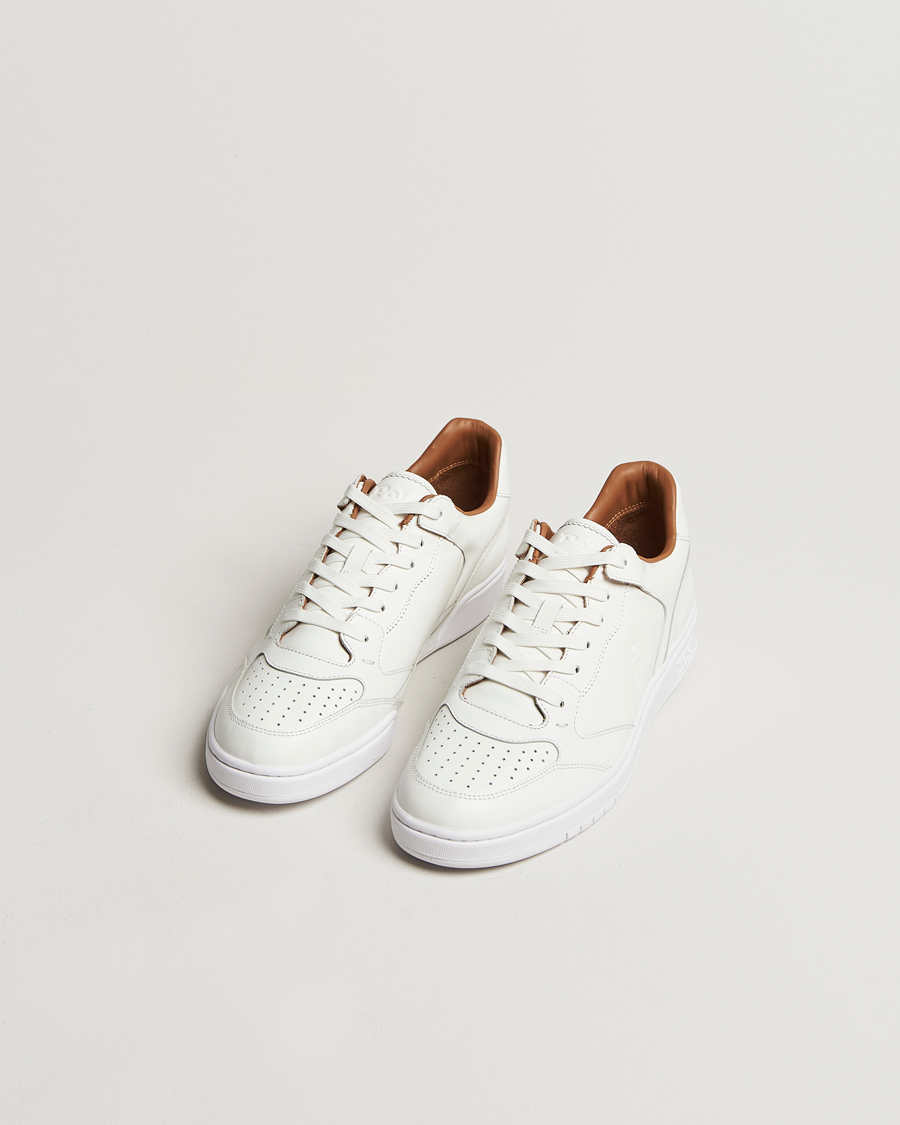 Men | Sneakers | Polo Ralph Lauren | Polo Court Sneaker Deckwash White Leather