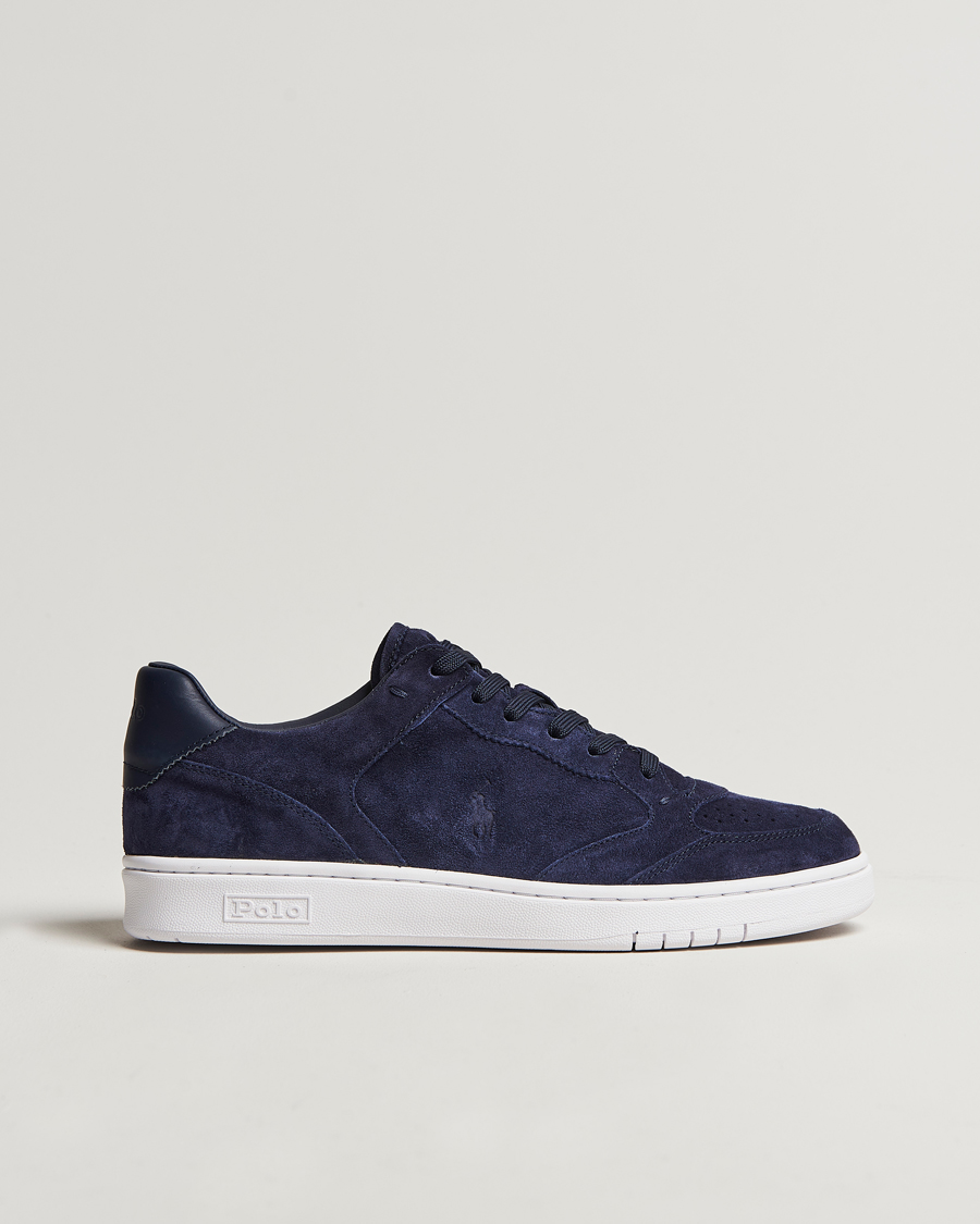 Men | Polo Ralph Lauren Polo Court Sneaker Navy Suede | Polo Ralph Lauren | Polo Court Sneaker Navy Suede