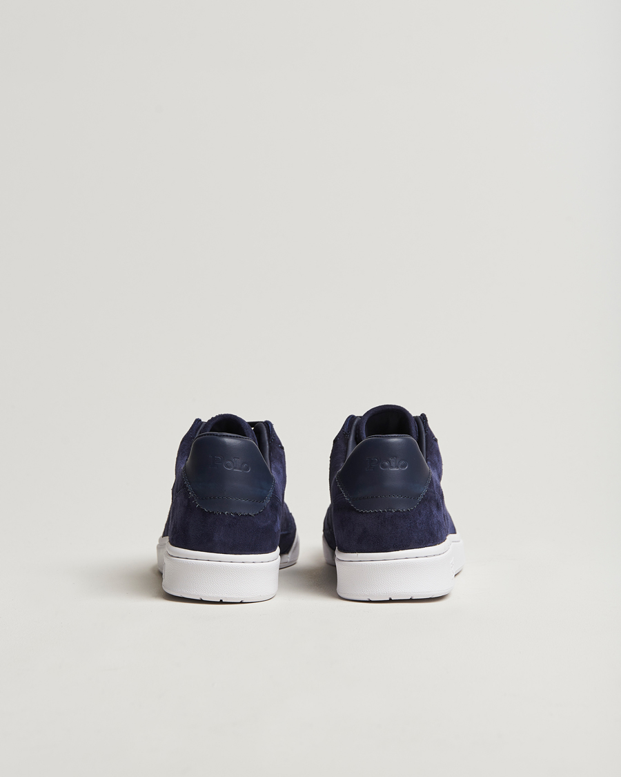 Men | Polo Ralph Lauren Polo Court Sneaker Navy Suede | Polo Ralph Lauren | Polo Court Sneaker Navy Suede