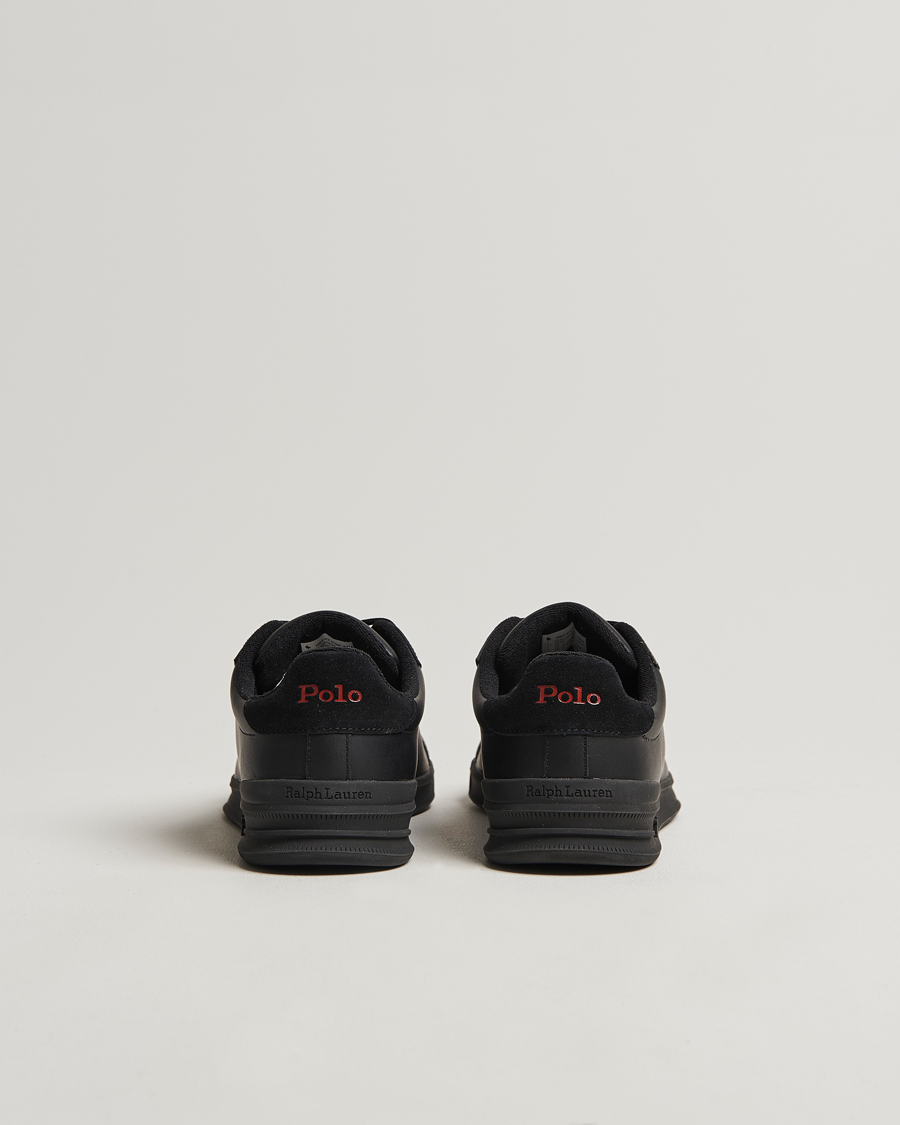 Men | Polo Ralph Lauren Heritage Court II High Sneaker Black/Red | Polo Ralph Lauren | Heritage Court II High Sneaker Black/Red