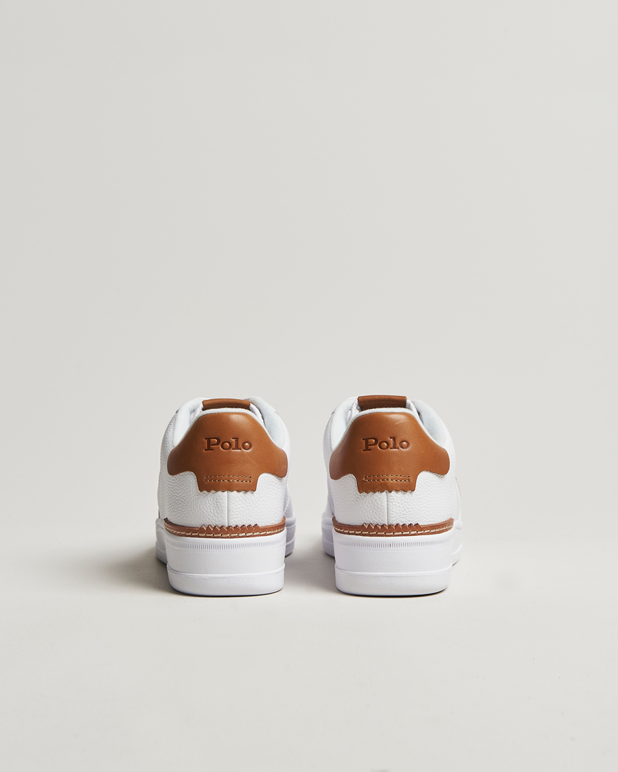 Men | Polo Ralph Lauren Masters Court Sneaker White/Tan Multi PP | Polo Ralph Lauren | Masters Court Sneaker White/Tan Multi PP