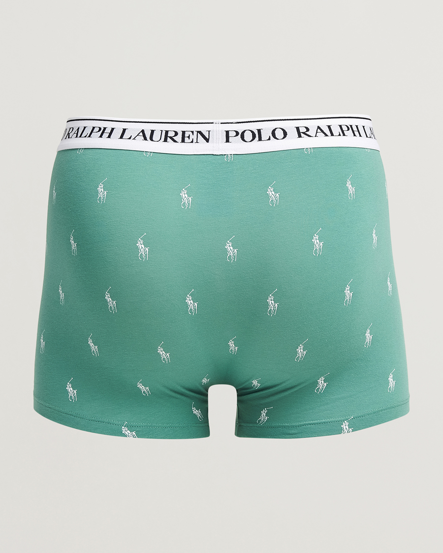 Men | Underwear & Socks | Polo Ralph Lauren | 3-Pack Trunk Fairway Green/Moss/Black