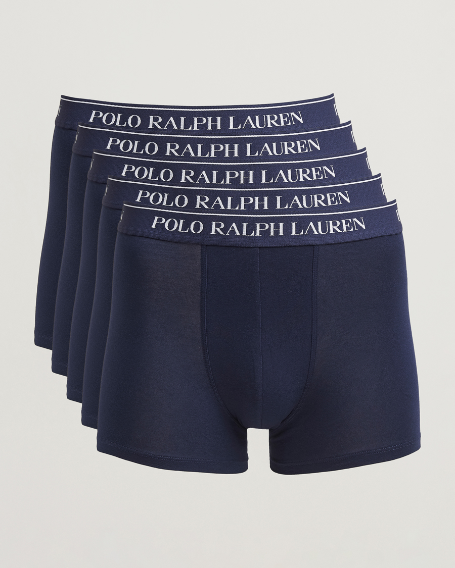 Men | Underwear & Socks | Polo Ralph Lauren | 5-Pack Trunk Cruise Navy