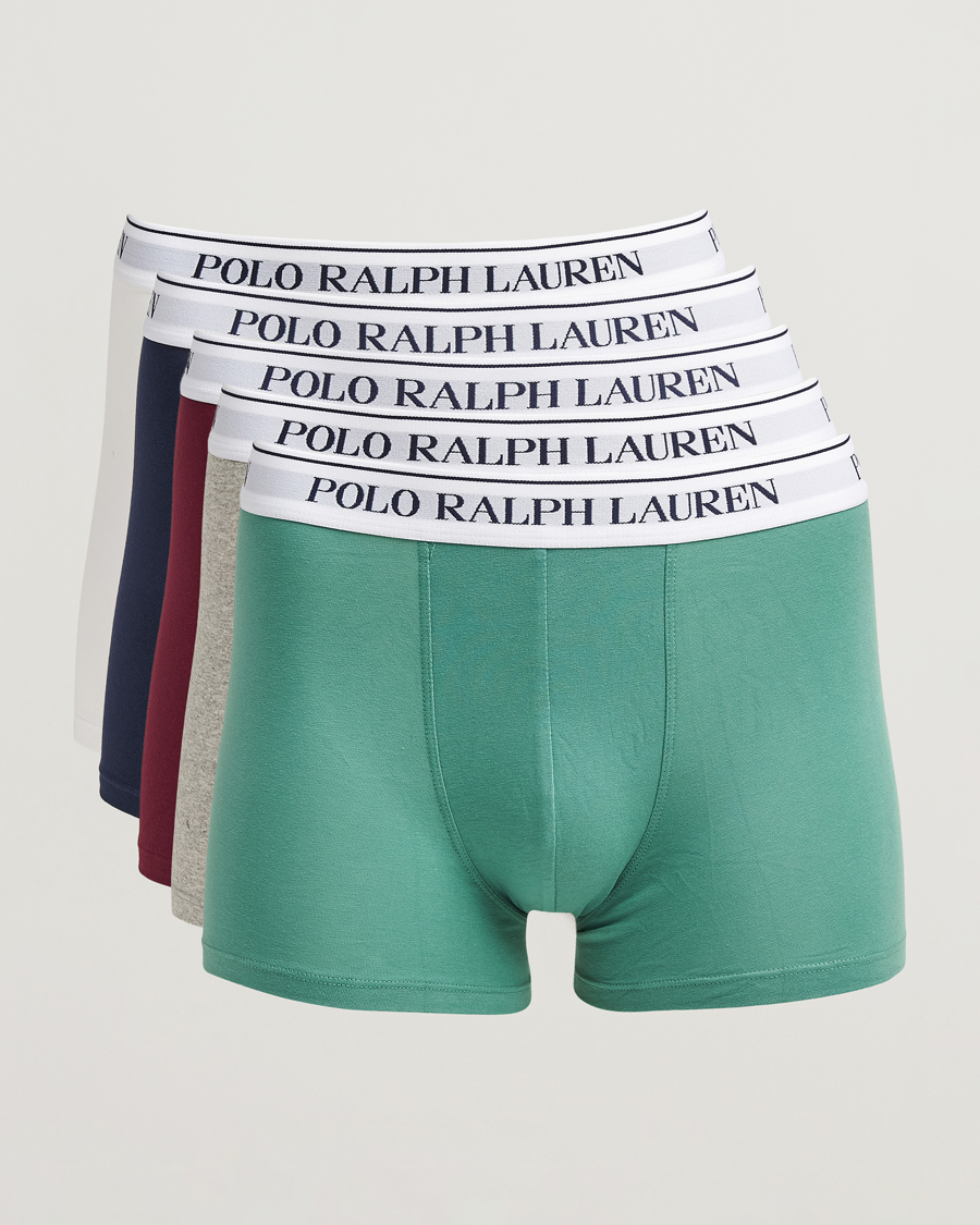 Men | Underwear & Socks | Polo Ralph Lauren | 5-Pack Trunk Multi