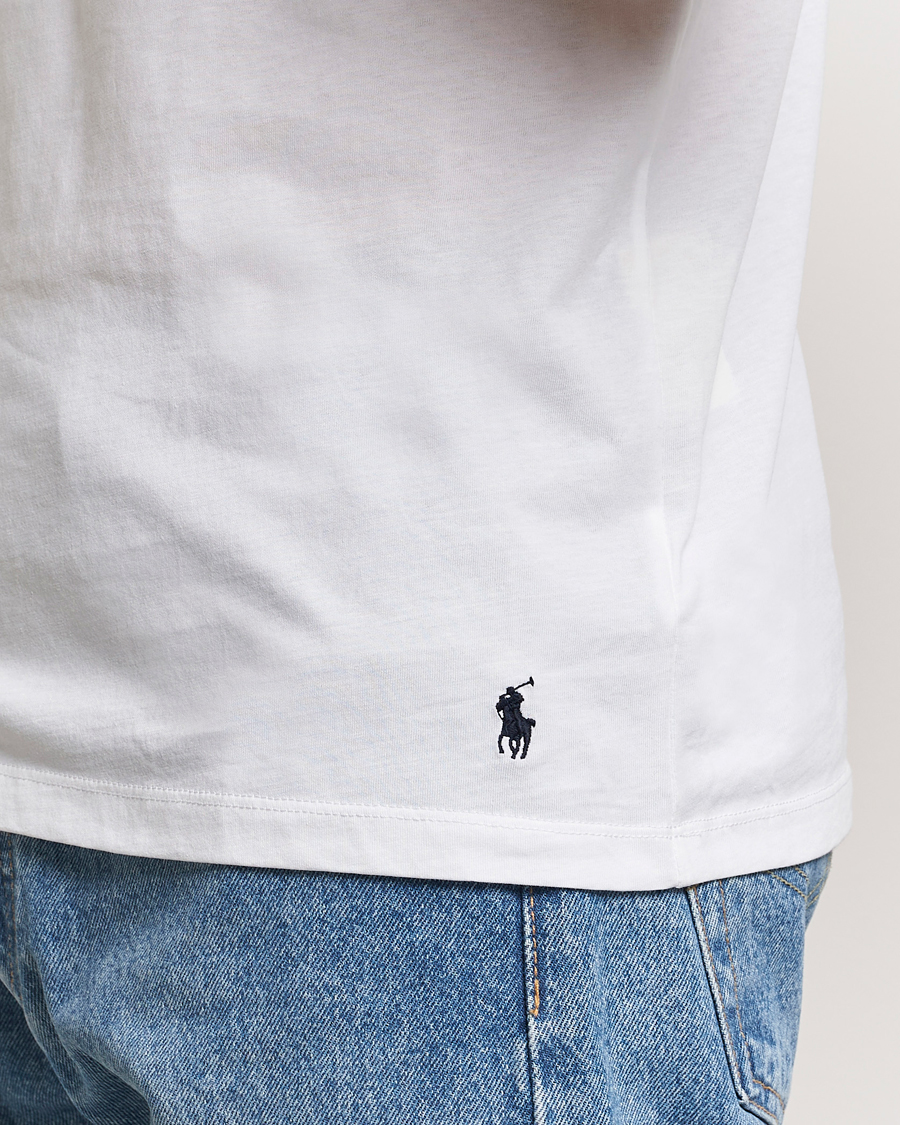 Men | T-Shirts | Polo Ralph Lauren | 3-Pack V Neck T-Shirt White