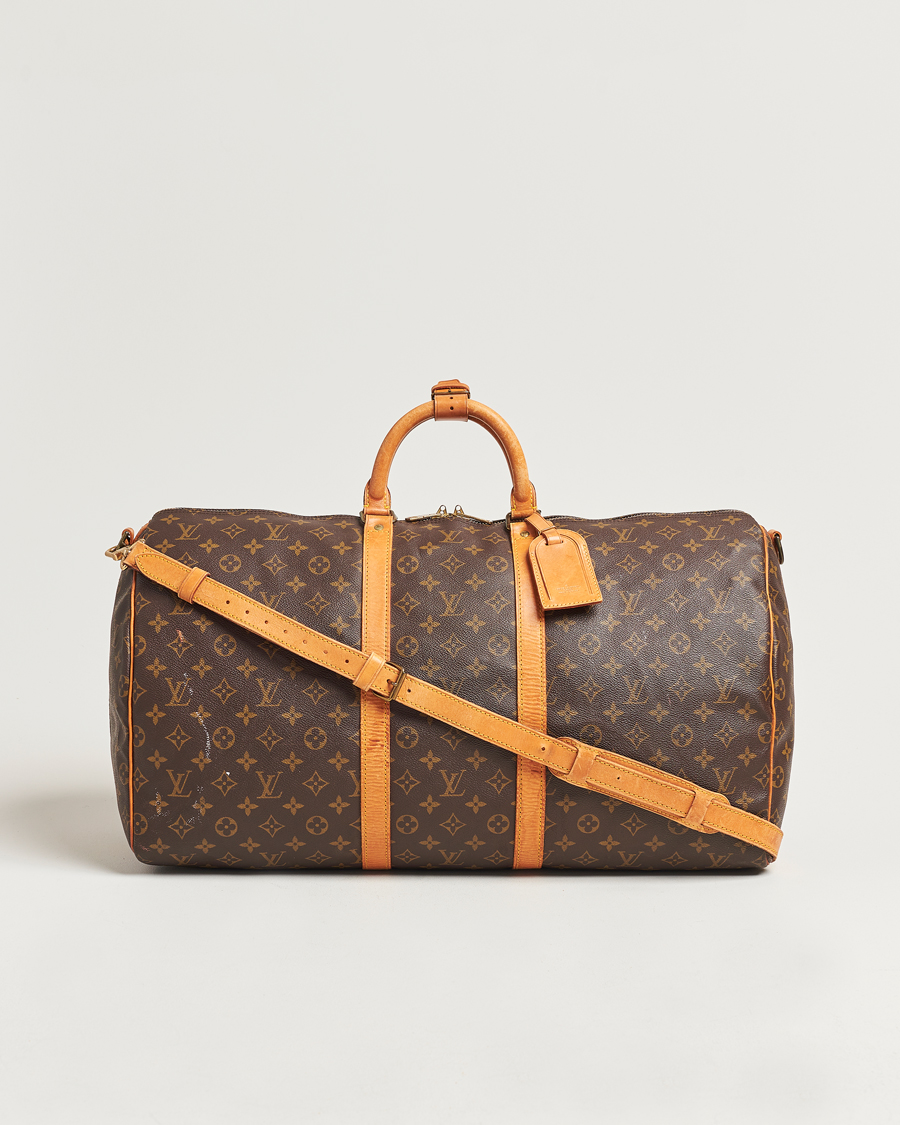 Men | Louis Vuitton Pre-Owned Keepall Bandoulière 55 Monogram | Louis Vuitton Pre-Owned | Keepall Bandoulière 55 Monogram
