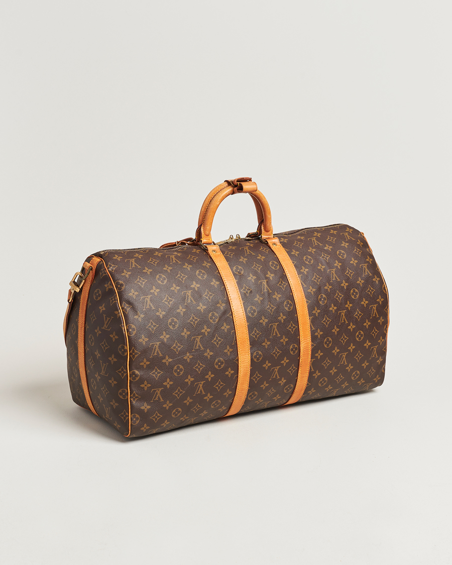 Men | Louis Vuitton Pre-Owned Keepall Bandoulière 55 Monogram | Louis Vuitton Pre-Owned | Keepall Bandoulière 55 Monogram