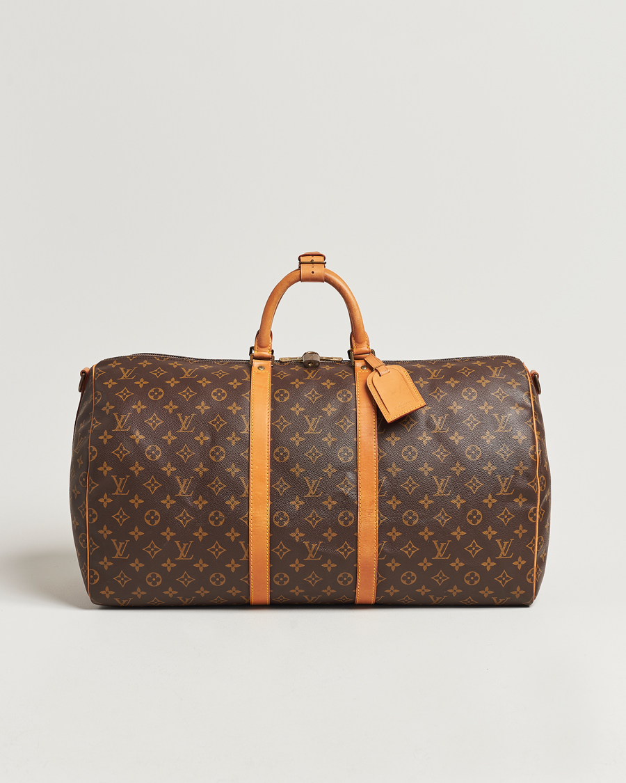 Men | Louis Vuitton Pre-Owned Keepall Bandoulière 55 Monogram  | Louis Vuitton Pre-Owned | Keepall Bandoulière 55 Monogram 