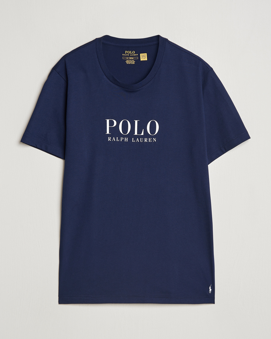 Men | T-Shirts | Polo Ralph Lauren | Logo Cotton Jersey Sleep T-Shirt Cruise Navy