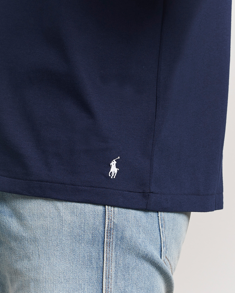 Men | T-Shirts | Polo Ralph Lauren | Logo Cotton Jersey Sleep T-Shirt Cruise Navy