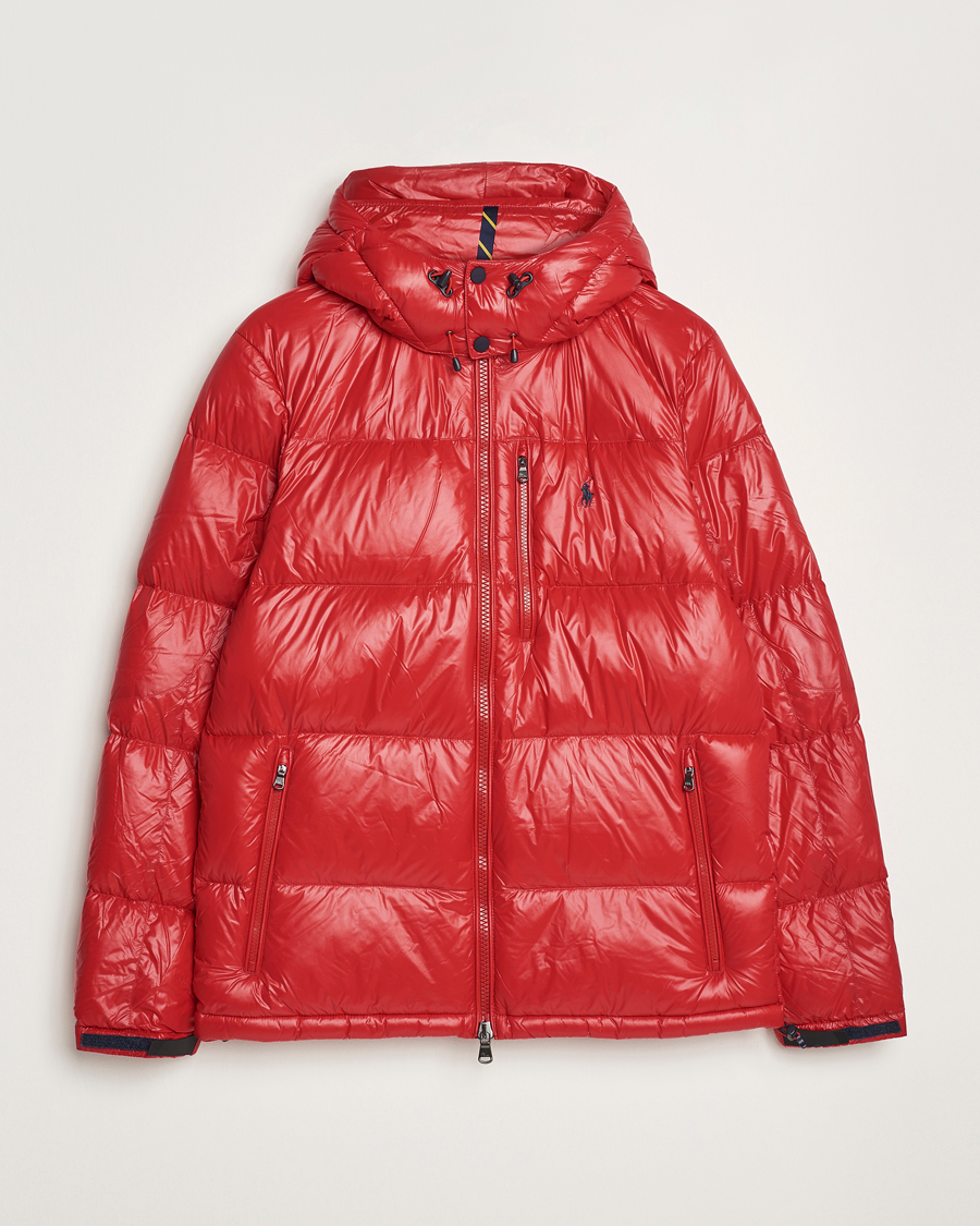 Men | Coats & Jackets | Polo Ralph Lauren | El Cap High Gloss Down Jacket RL 2000 Red Glossy