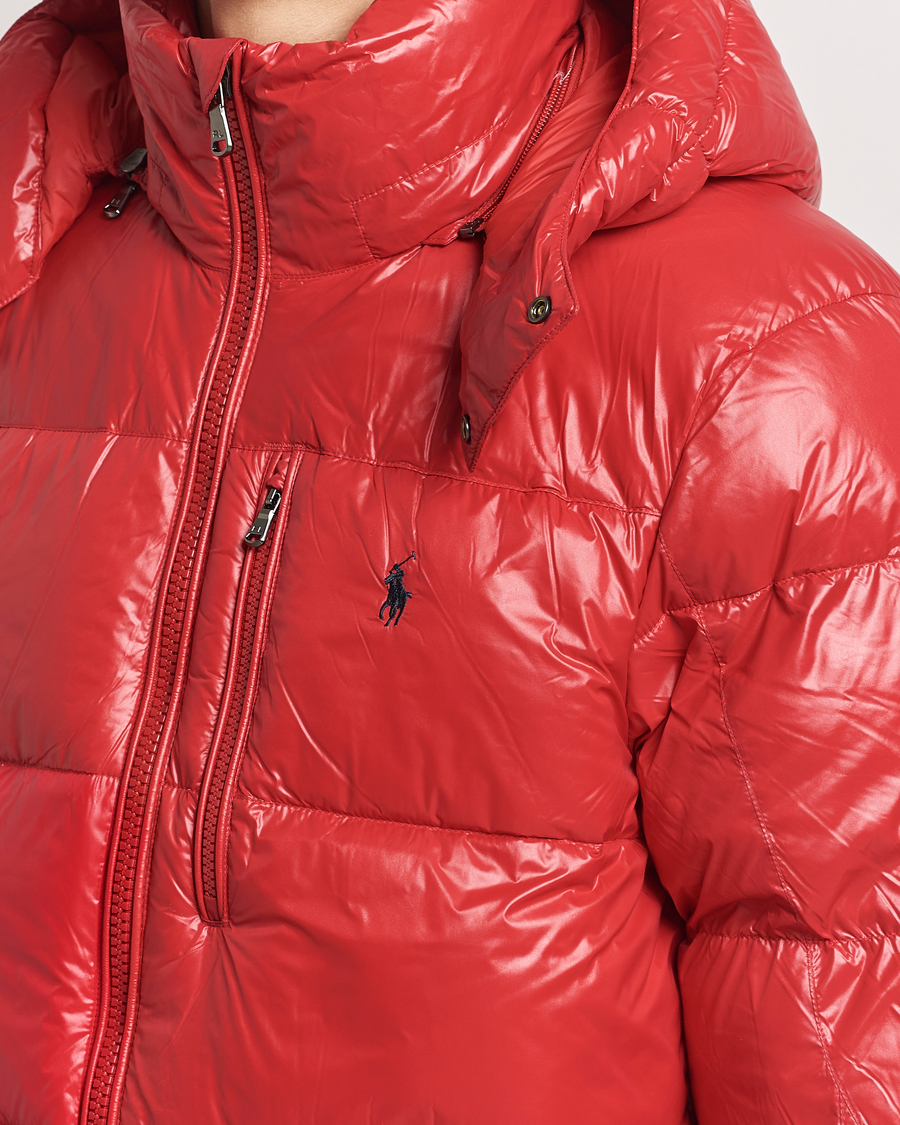 Men | Coats & Jackets | Polo Ralph Lauren | El Cap High Gloss Down Jacket RL 2000 Red Glossy