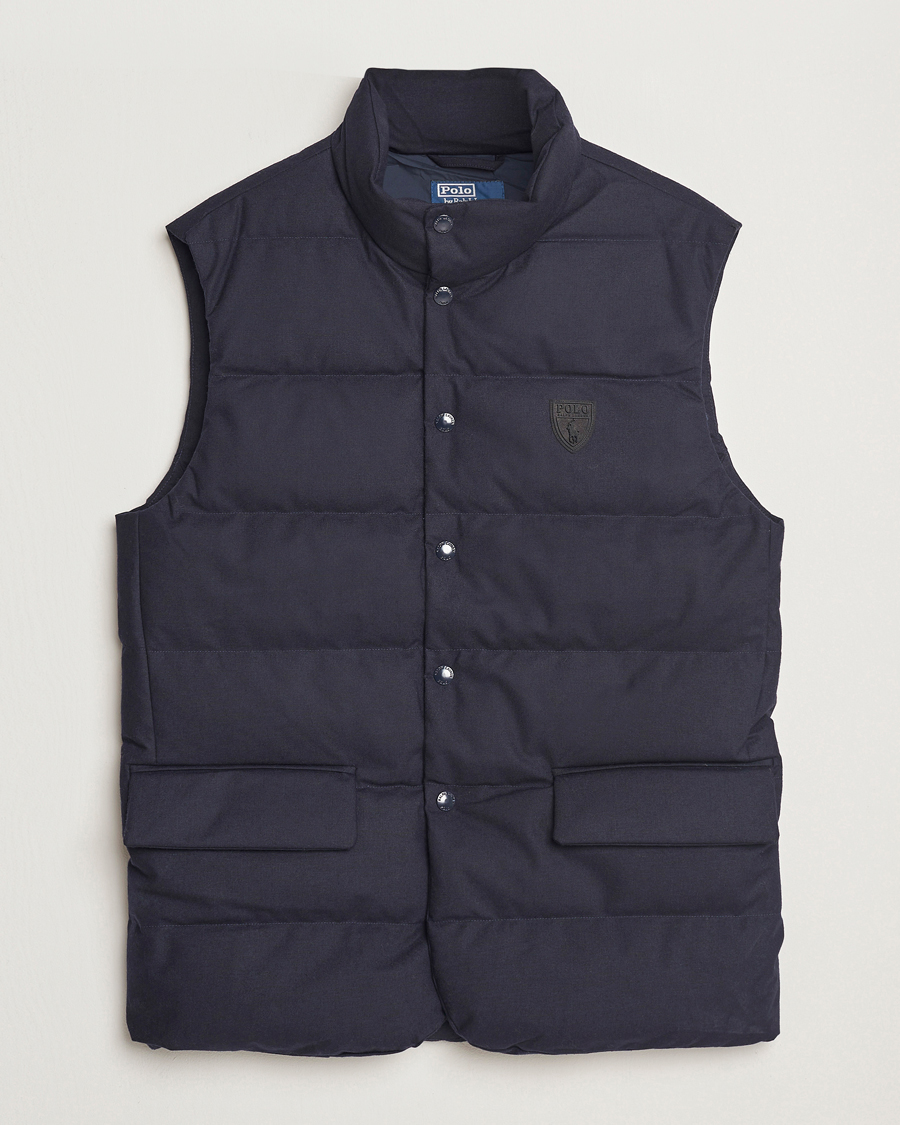 Men | Coats & Jackets | Polo Ralph Lauren | Dunn Wool Vest Collection Navy