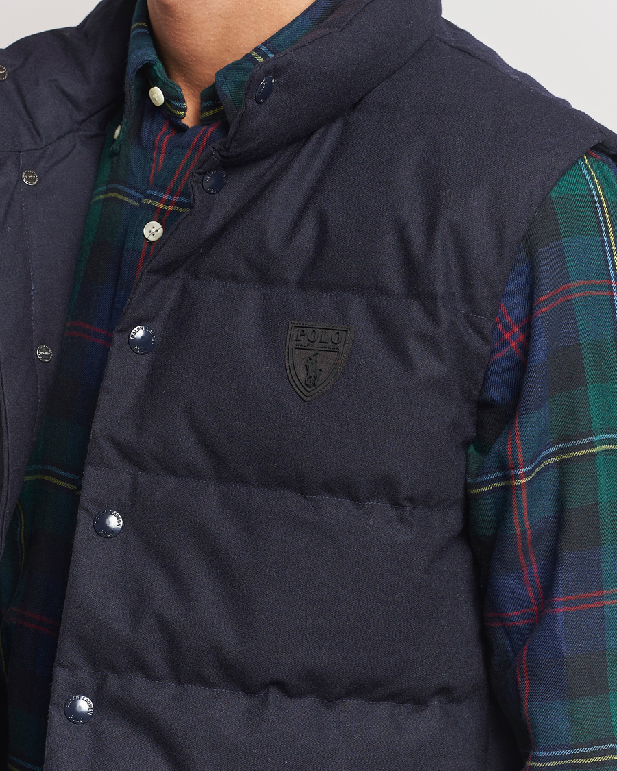 Men | Coats & Jackets | Polo Ralph Lauren | Dunn Wool Vest Collection Navy