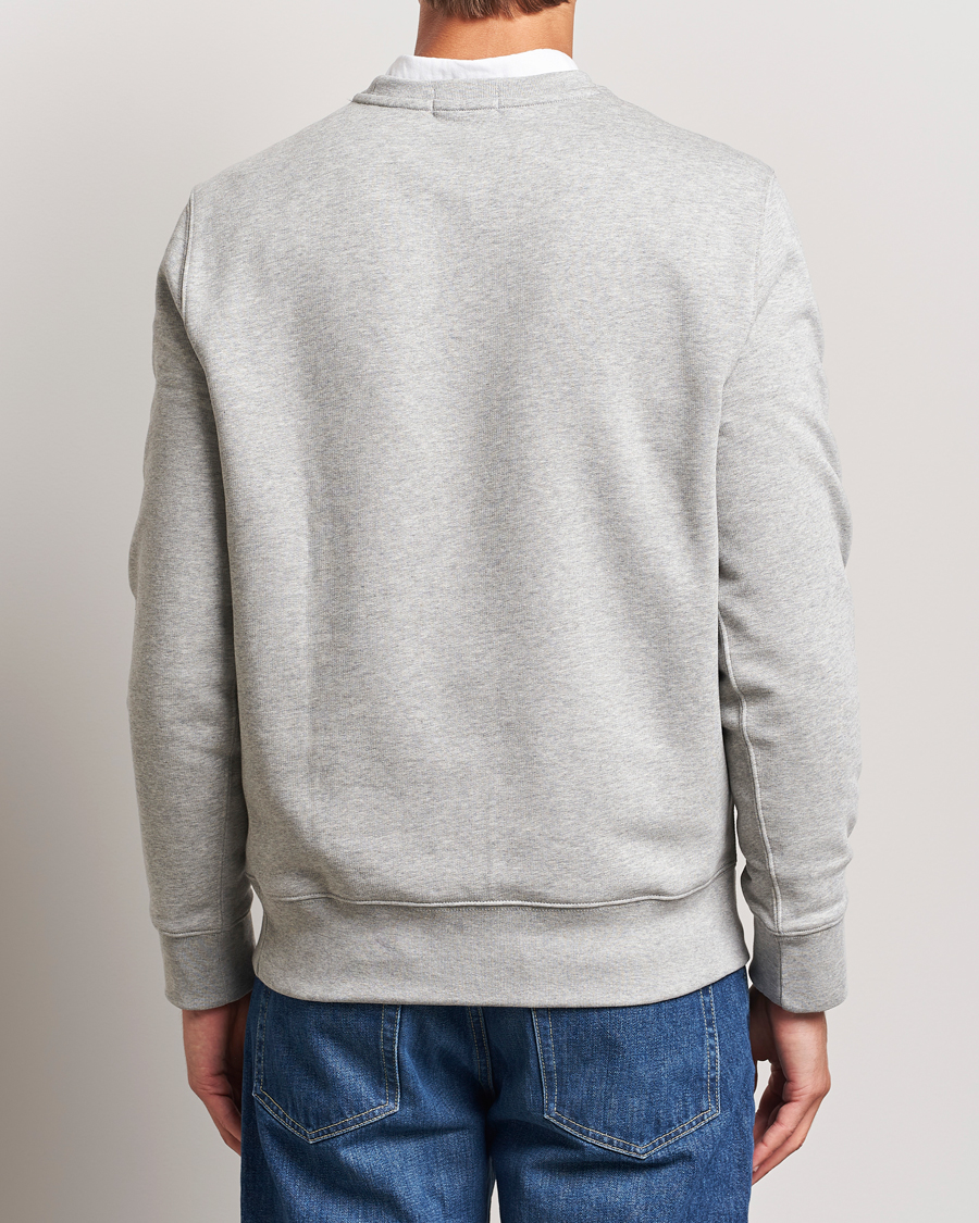 Men | Sweaters & Knitwear | Polo Ralph Lauren | Crew Neck Sweatshirt Andover Heather Denim Bear