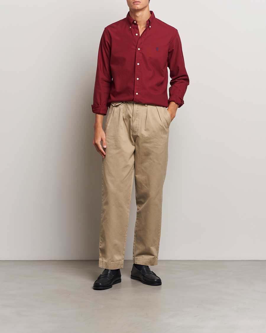 Men | Shirts | Polo Ralph Lauren | Custom Slim Fit Oxford Shirt Red Carpet