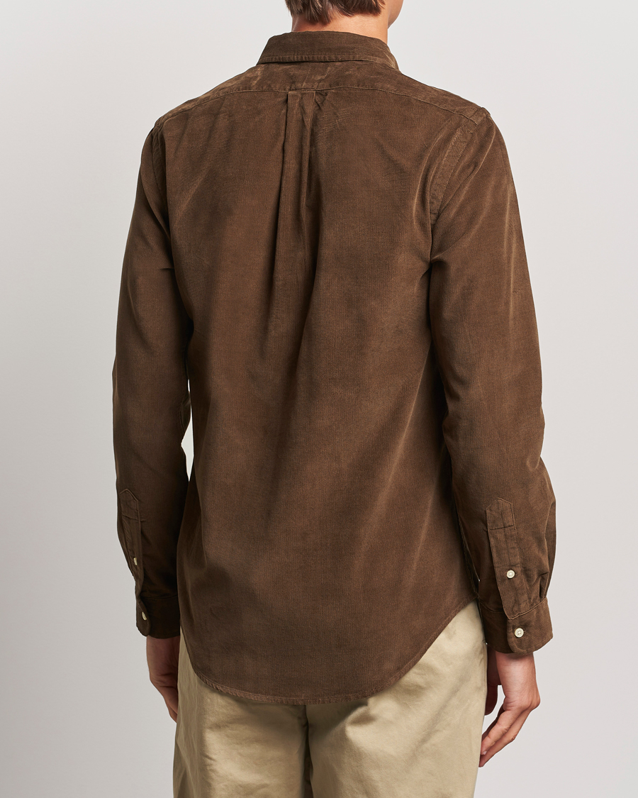 Men | Shirts | Polo Ralph Lauren | Slim Fit Corduroy Shirt Chocolate Mousse