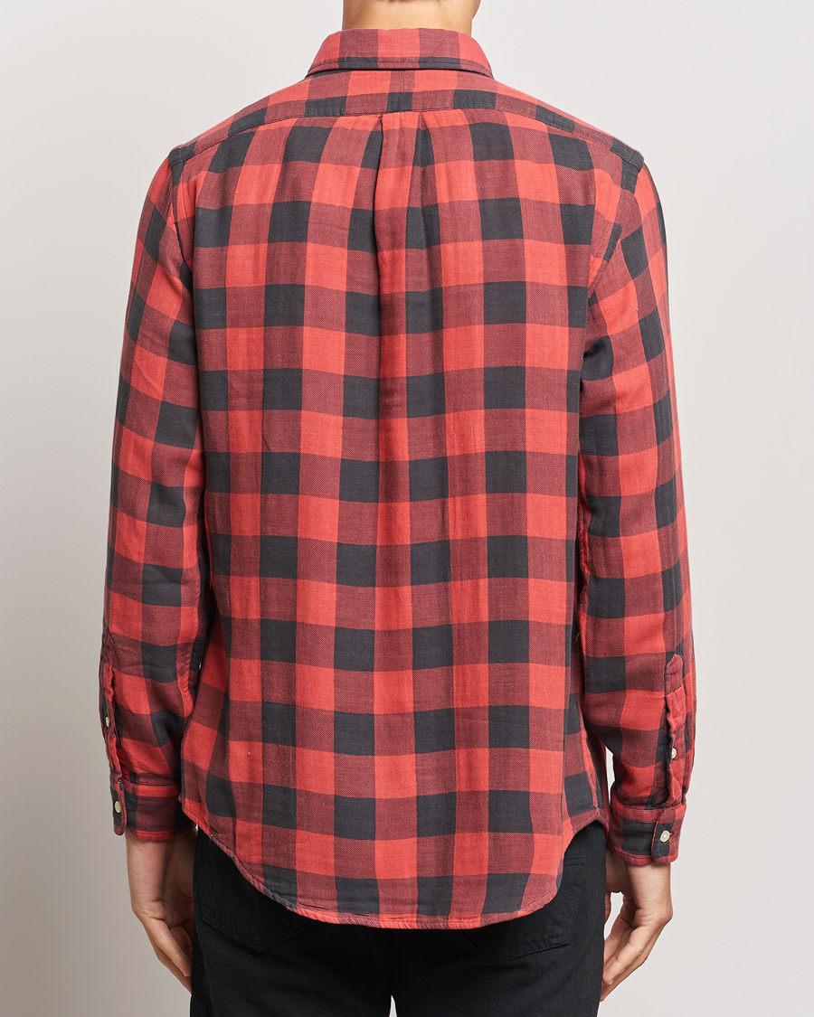 Men | Shirts | Polo Ralph Lauren | Double Face Custom Fit Check Shirt Red/Black