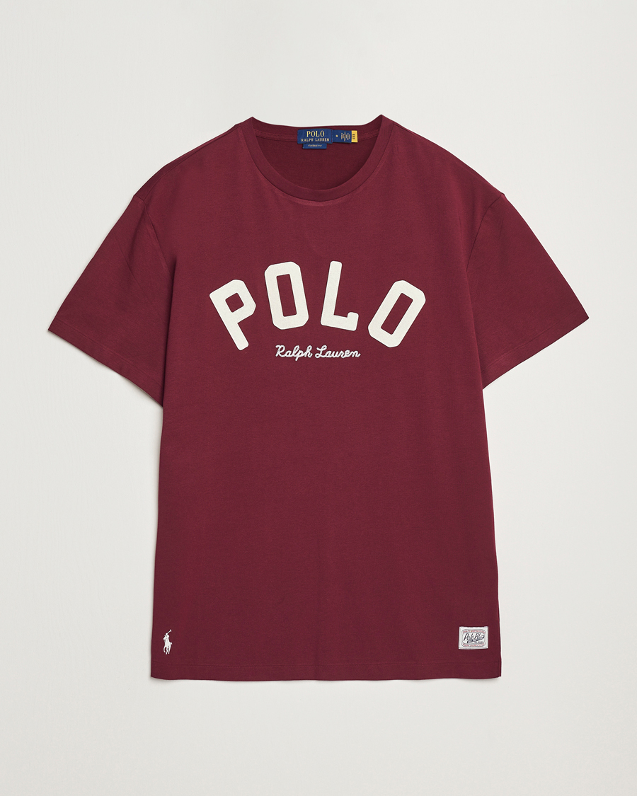 Men | T-Shirts | Polo Ralph Lauren | RL Varsity Tee Classic Wine