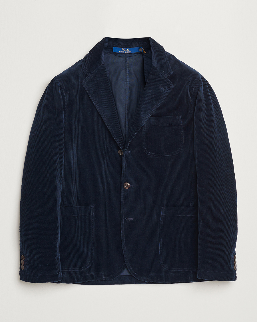 Men | Blazers | Polo Ralph Lauren | Corduroy Stretch Blazer Aviator Navy