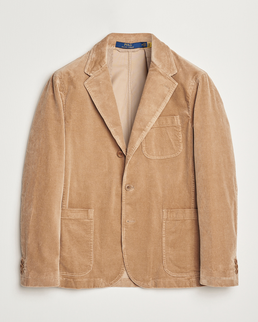 Men | Blazers | Polo Ralph Lauren | Corduroy Stretch Blazer Hazelnut