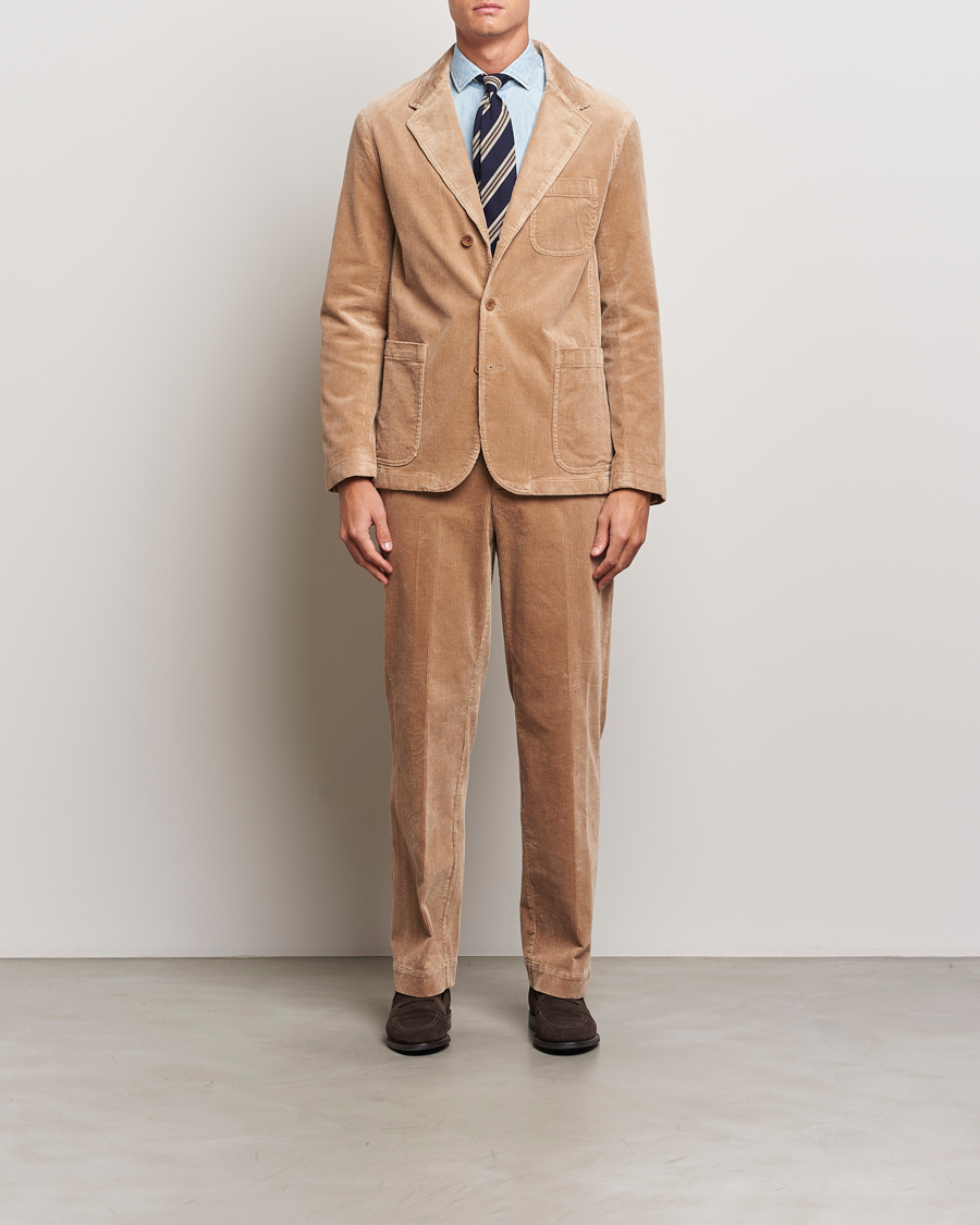 Men | Blazers | Polo Ralph Lauren | Corduroy Stretch Blazer Hazelnut