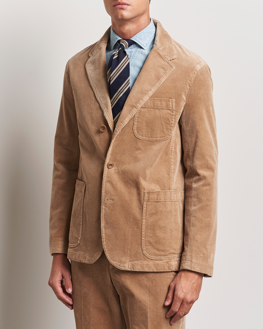 Men | Blazers | Polo Ralph Lauren | Corduroy Stretch Blazer Hazelnut