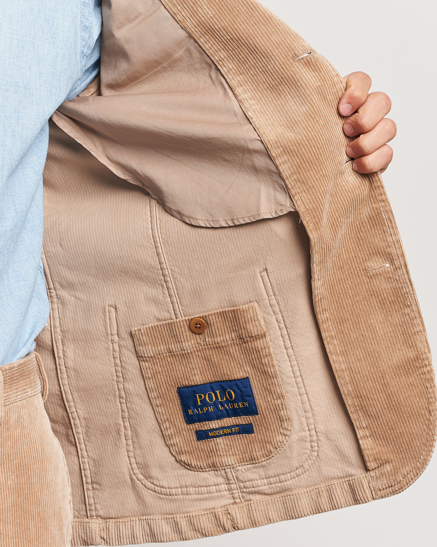 Men | Blazers | Polo Ralph Lauren | Corduroy Stretch Blazer Hazelnut