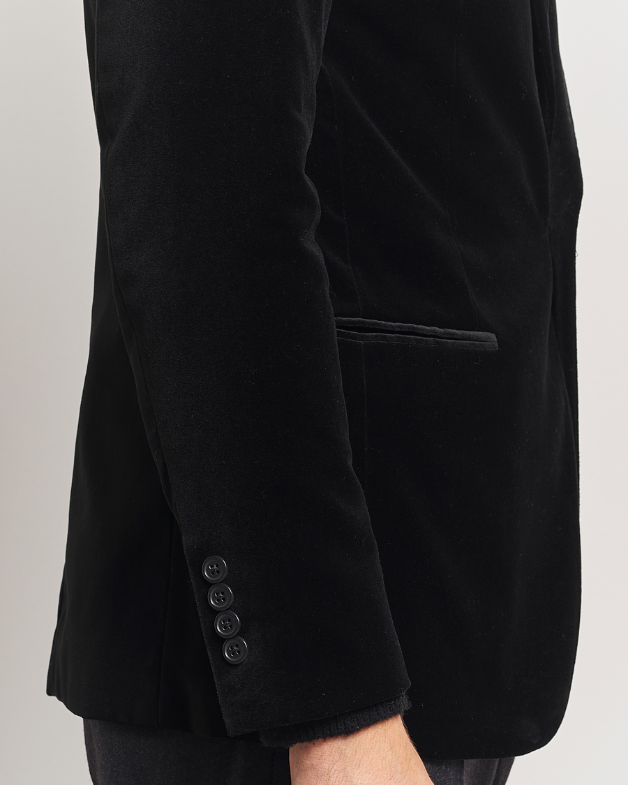 Men | Blazers | Polo Ralph Lauren | Velvet Blazer Black