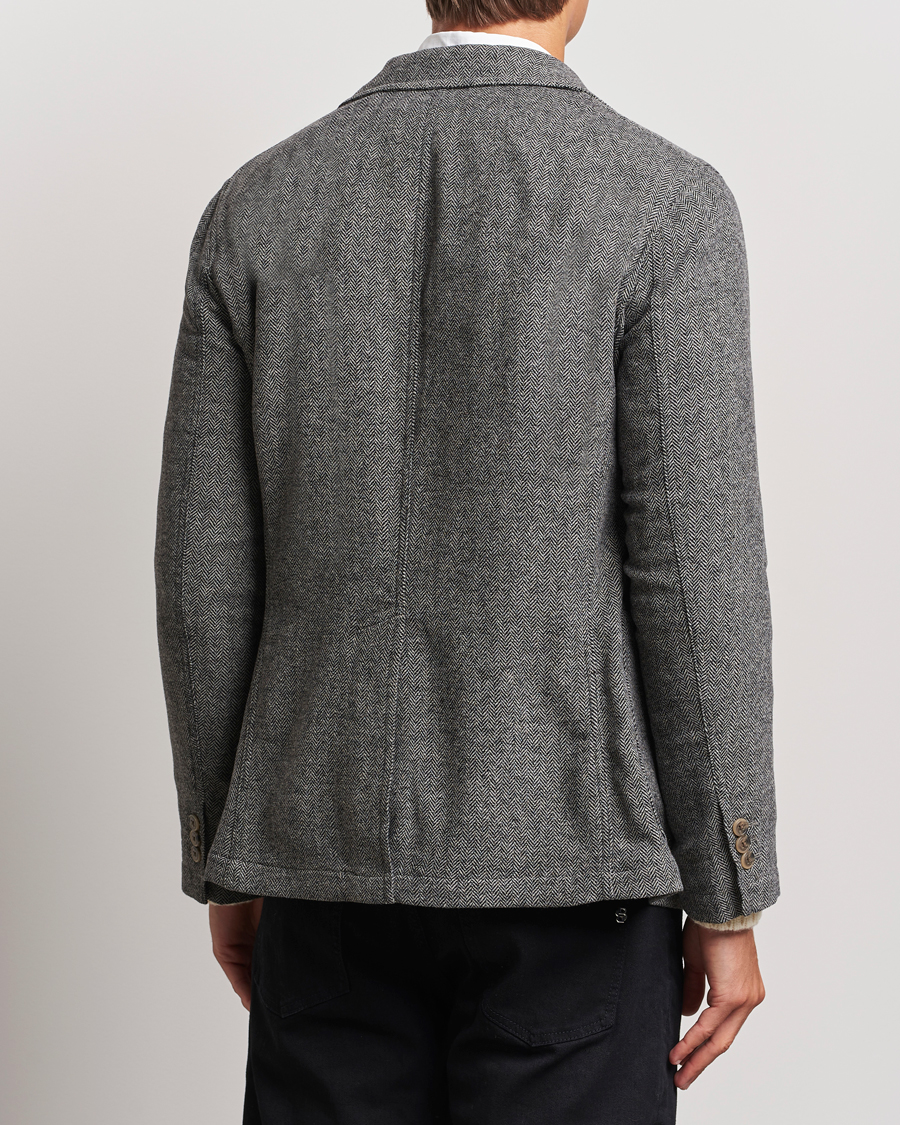 Men | Blazers | Polo Ralph Lauren | Classic Herringbone Sportcoat Black/Cream